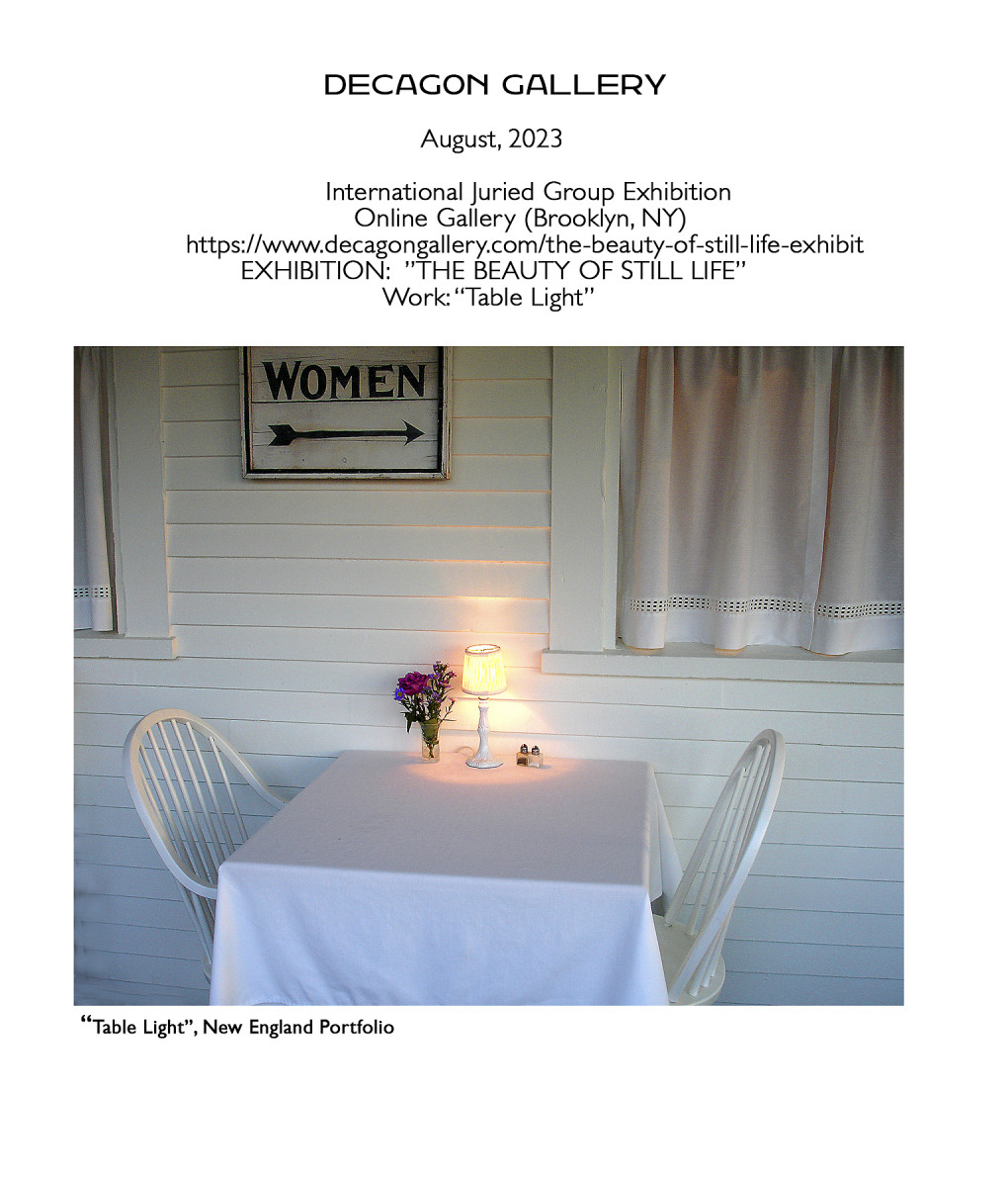 Decagon Gallery:"The Beauty of Still Life"