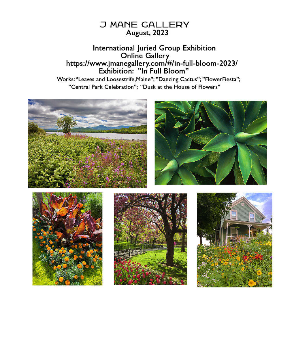 J Mane Gallery: " In Full Bloom"